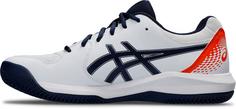 Rückansicht von ASICS GEL-DEDICATE 8 CLAY Tennisschuhe Herren white-blue expanse