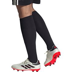 Rückansicht von adidas COPA PURE 2 LEAGUE FG Fußballschuhe Herren ivory-core black-solar red