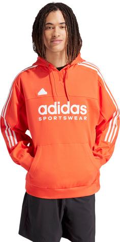 Rückansicht von adidas Tiro Hoodie Herren bright red