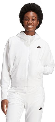 Rückansicht von adidas Z.N.E Trainingsjacke Damen white