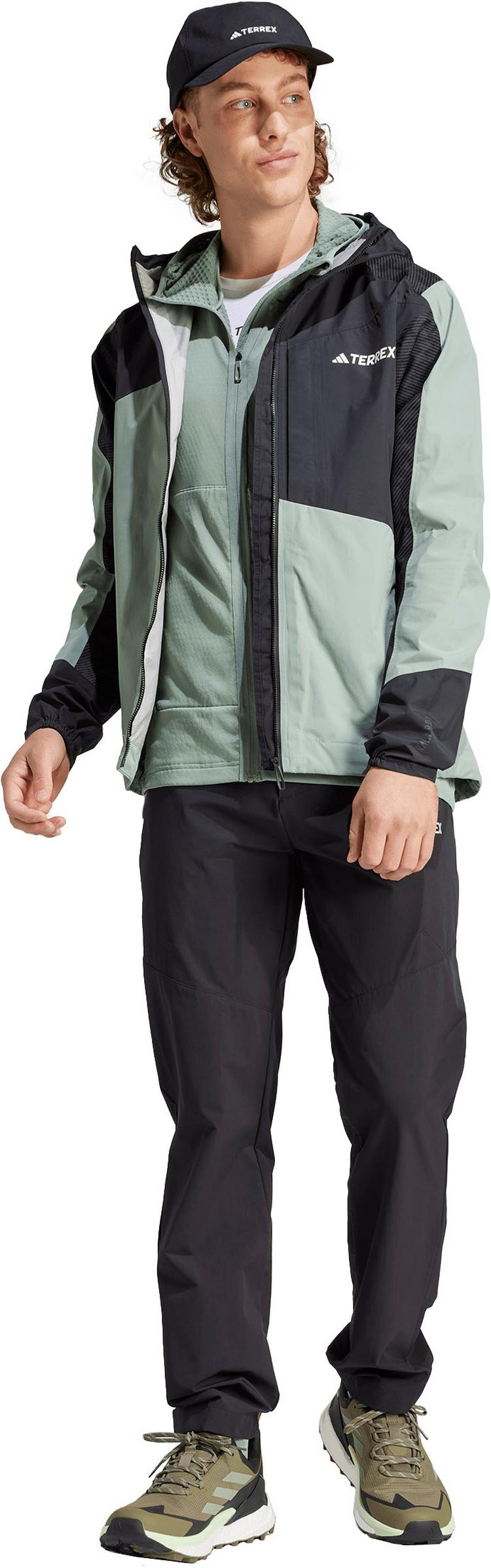 adidas adidas TERREX XPERIOR HYBRID Hardshelljacke Herren - silgrn-black - 5 | SportScheck