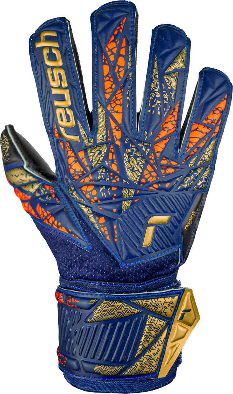 Reusch Reusch ATTRAKT SILVER JUNIOR Torwarthandschuhe Kinder - premium blue-gold-black - 0 | SportScheck