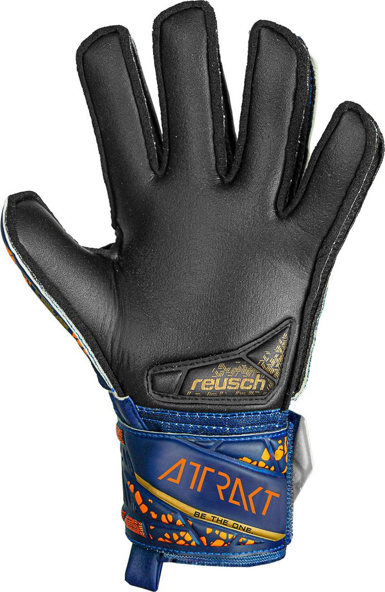 Reusch Reusch ATTRAKT SILVER JUNIOR Torwarthandschuhe Kinder - premium blue-gold-black - 0 | SportScheck
