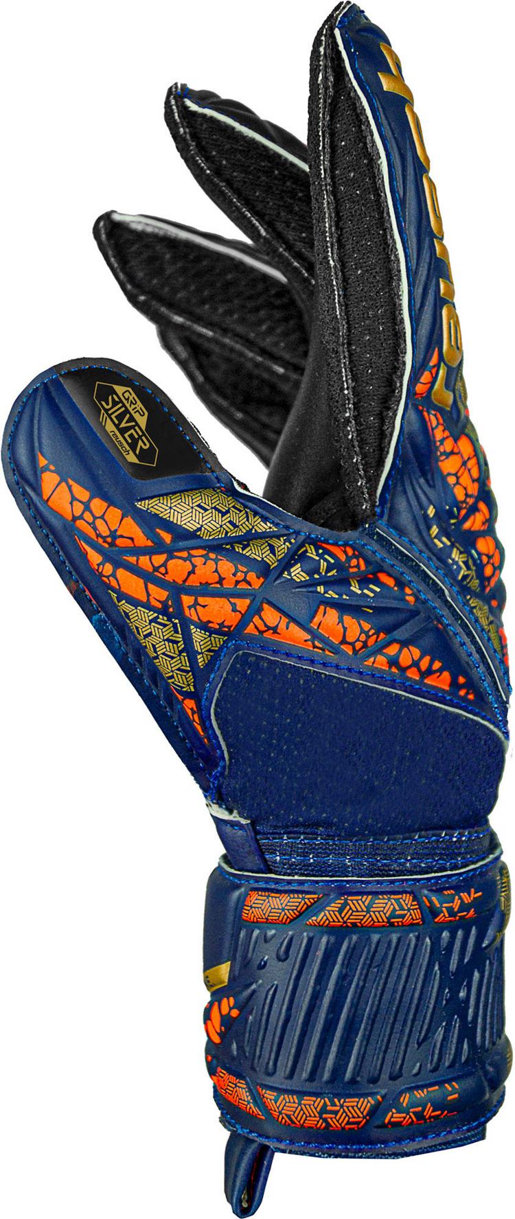 Reusch Reusch ATTRAKT SILVER JUNIOR Torwarthandschuhe Kinder - premium blue-gold-black - 1 | SportScheck