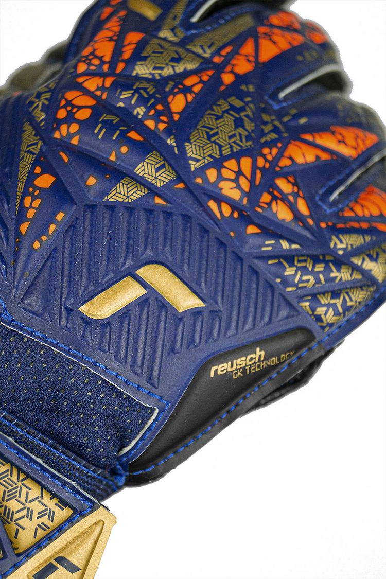 Reusch Reusch ATTRAKT SILVER JUNIOR Torwarthandschuhe Kinder - premium blue-gold-black - 3 | SportScheck
