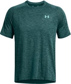 Under Armour Tech Textured Funktionsshirt Herren hydro teal-radial turquoise