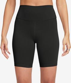 Rückansicht von Nike One Dri-FIT Tights Damen black-black