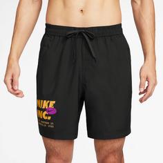 Rückansicht von Nike Form Dri-FIT Funktionsshorts Herren black-sundial-vivid purple