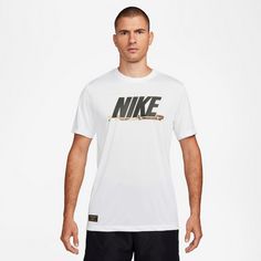 Rückansicht von Nike Dri-FIT Funktionsshirt Herren white