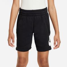Rückansicht von Nike Club Fleece Shorts Kinder black-white