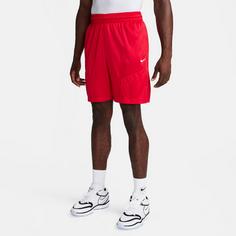Rückansicht von Nike ICON Basketball-Shorts Herren university red-university red-white