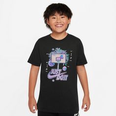 Rückansicht von Nike T-Shirt Kinder black