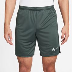 Rückansicht von Nike Academy Fußballshorts Herren vintage green-black-white