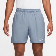 Rückansicht von Nike Court Victory Tennisshorts Herren ashen slate-white