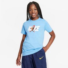 Rückansicht von Nike T-Shirt Kinder university blue