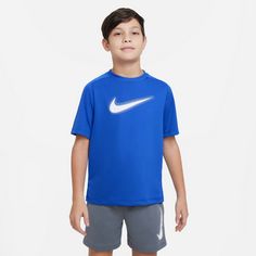Rückansicht von Nike Multi Funktionsshirt Kinder game royal-white