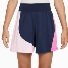 Rückansicht von Nike Shorts Kinder midnight navy-pink foam -white