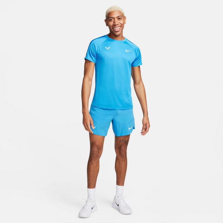 Nike Nike Rafa Nadal Tennisshirt Herren - lt photo blue-white - 3 | SportScheck