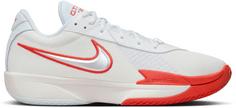 Nike AIR ZOOM G.T. CUT ACADEMY Basketballschuhe Herren summit white-metallic silver-picante red