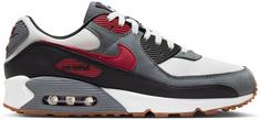 Nike Air Max 90 Sneaker Herren white-team red-cool grey-black