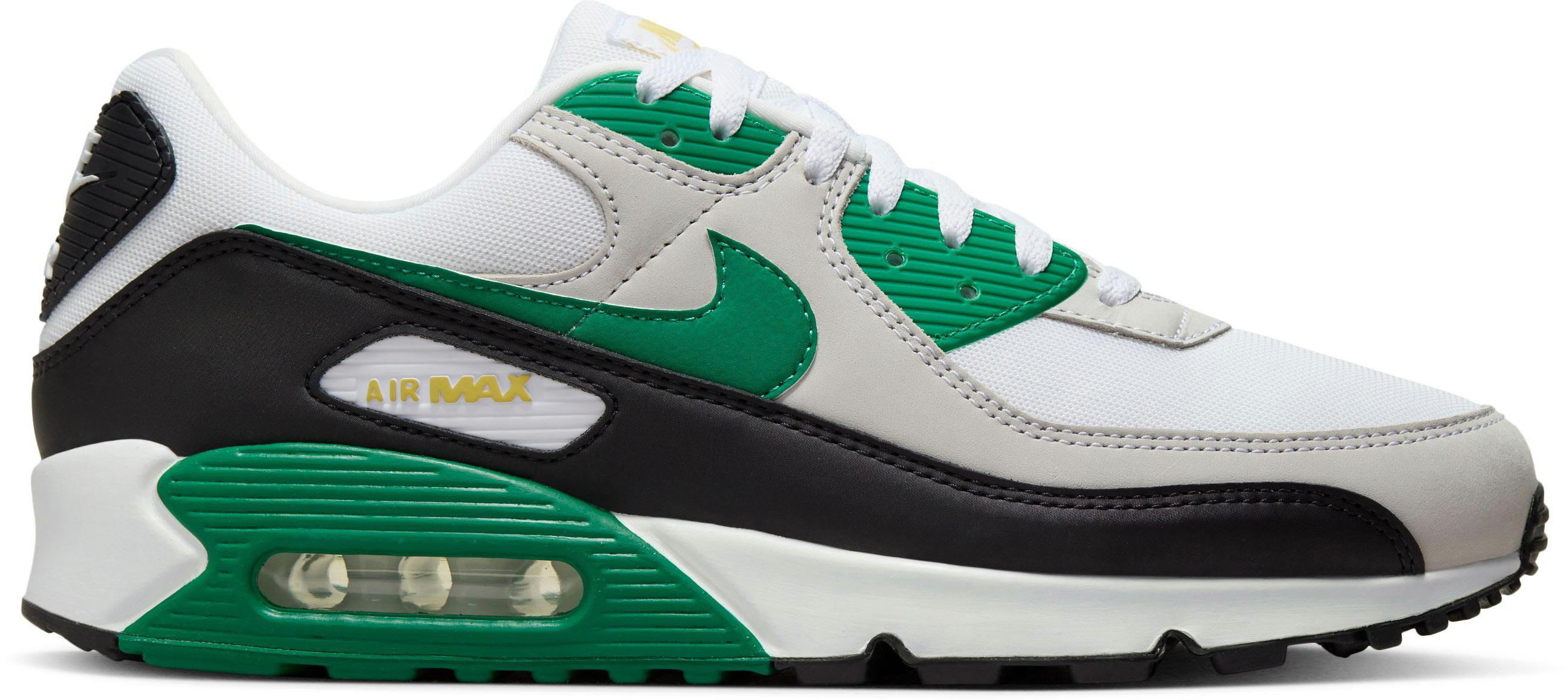 Nike air max 90 green and black best sale