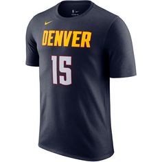 Nike Nikola Jokic Denver Nuggets Fanshirt Herren college navy