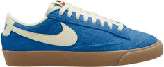 Nike Blazer ´77 Vintage Sneaker Damen photo blue-sail-gum med brown-black