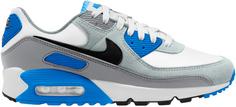 Nike Air Max 90 Sneaker Herren white-black-photo blue-pure platinum