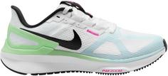 Nike AIR ZOOM STRUCTURE 25 Laufschuhe Damen white-black-glacier blue-vapor green