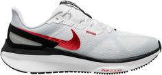 Nike AIR ZOOM STRUCTURE 25 Laufschuhe Herren white-fire red-black-lt smoke grey