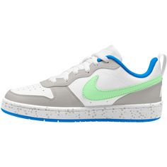 Rückansicht von Nike COURT BOROUGH LOW RECRAFT GS Sneaker Kinder light iron ore-vapor green-white-photo blue