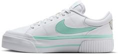 Rückansicht von Nike Court Legacy Lift Sneaker Damen white-mint foam-barely green
