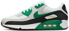 Rückansicht von Nike Air Max 90 Sneaker Herren white-malachite-black-malachite