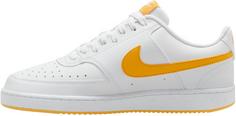 Rückansicht von Nike Court Vision Next Nature Sneaker Herren white-university gold