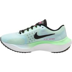 Rückansicht von Nike ZOOM FLY 5 Laufschuhe Damen glacier blue-black-vapor green