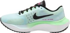 Rückansicht von Nike ZOOM FLY 5 Laufschuhe Damen glacier blue-black-vapor green
