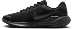 Rückansicht von Nike NIKE REVOLUTION 7 Laufschuhe Herren black-off noir