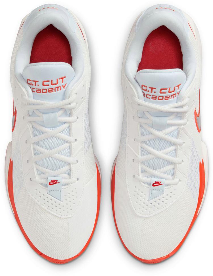 Nike Nike AIR ZOOM G.T. CUT ACADEMY Basketballschuhe Herren - summit white-metallic silver-picante red - 0 | SportScheck