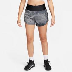 Rückansicht von Nike TRAIL RPL Laufshorts Damen black-black