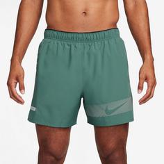 Rückansicht von Nike Challenger Laufshorts Herren bicoastal-black-black-reflective silv