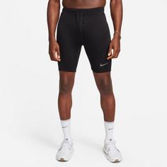 Rückansicht von Nike Fast Lauftights Herren black-reflective silv