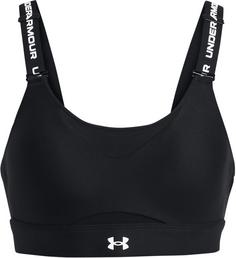 Under Armour KEYHOLE - Sport-BH mit mittlerer Stützkraft - black/schwarz 