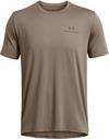 Under Armour Rush Energy SS Funktionsshirt Herren - taupe dusk-taupe dusk