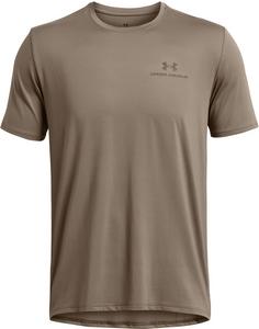 Under Armour Rush Energy SS Funktionsshirt Herren taupe dusk-taupe dusk