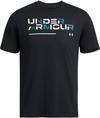 Under Armour Wordmark Funktionsshirt Herren - black-white