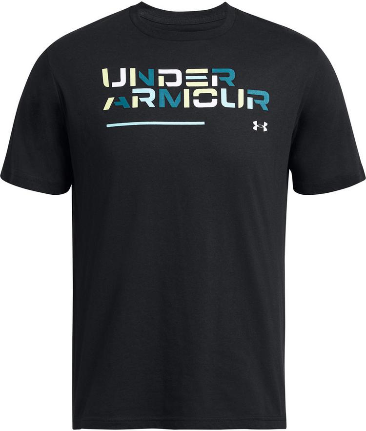 Under Armour Under Armour Wordmark Funktionsshirt Herren - black-white - 0 | SportScheck