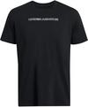 Under Armour LOGO Funktionsshirt Herren - black-white