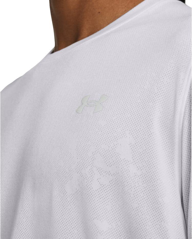 Under Armour Under Armour STREAKER SPLATTER Funktionsshirt Herren - white-white-reflective - 2 | SportScheck