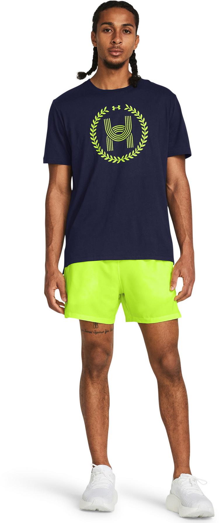 Under Armour Under Armour LAUNCH Laufshorts Herren - high-vis yellow-high-vis yellow - reflective - 2 | SportScheck