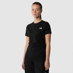 Rückansicht von The North Face SIMPLE DOME T-Shirt Damen tnf black
